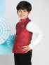 Boy's Maroon Nehru Jacket